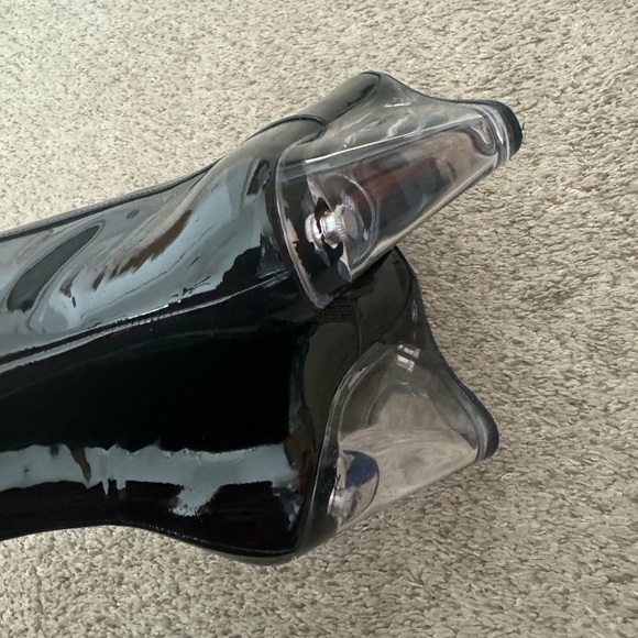 🆕 stuart weitzman lucite 100 wedge bootie - Picture 7 of 8